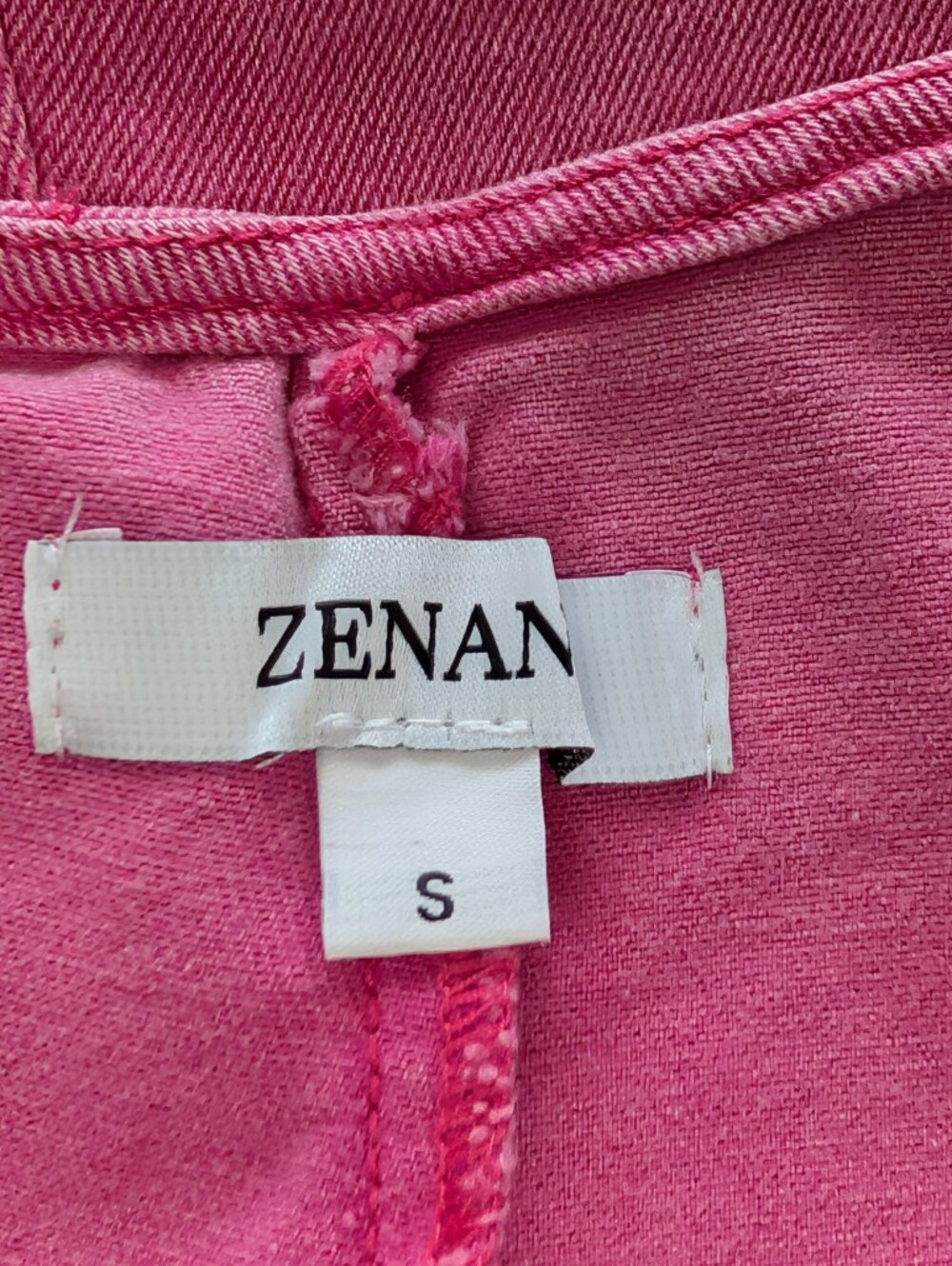 Zenana Women's Pink Casual Adjustable Straps Baggy Jumpsuit W/Pockets Sz Small - Picture 8 of 15